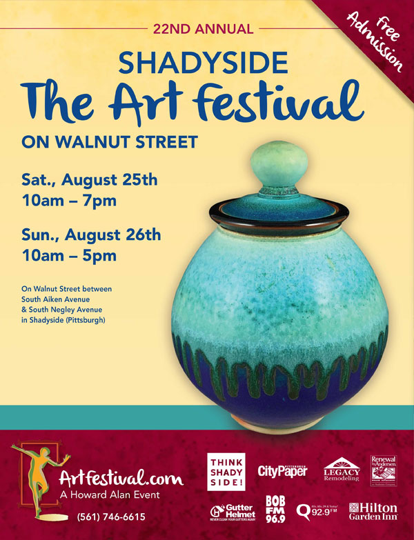 22nd Annual Shadyside The Art Festival on Walnut Street